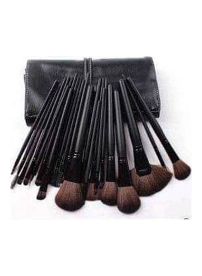 Makeup Brushes - 24 Pcs Black - Image 2