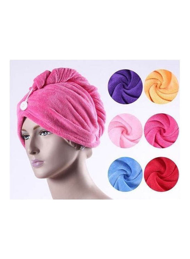 Hair Drying Towel - 3 Pcs Multicolor - Image 1