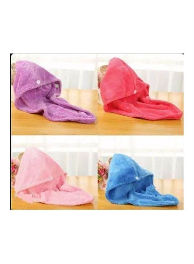 Hair Drying Towel - 3 Pcs Multicolor - Image 2