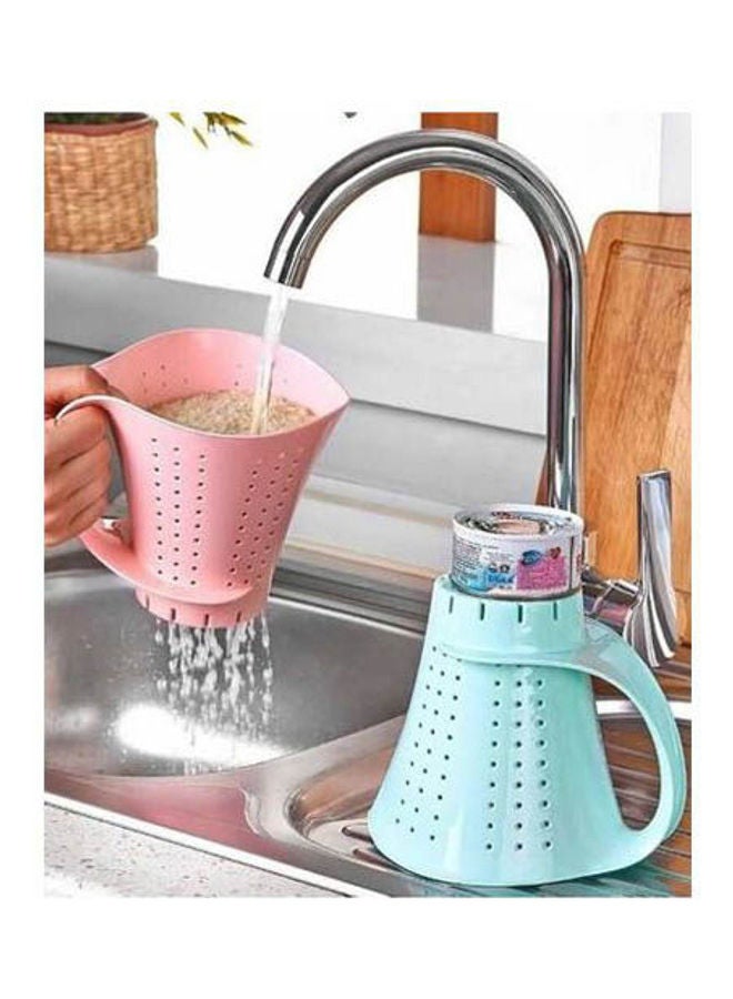 Rice Strainer Cup - 2 PCS Multicolor 14x4.5cm