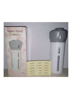 Generic 4 In 1 Smart Travel Bottles Set Grey 67x168mm  - Image 1