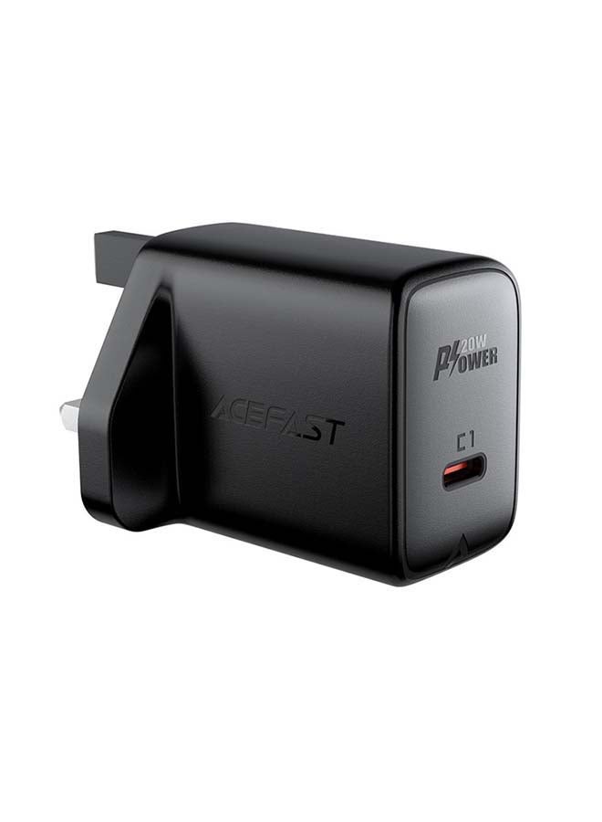 أسيفاست 20W USB-C Single Port Charger Black - Image 1