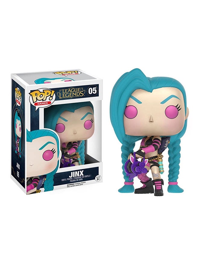 Funko - Pop! League Of Legends: Jinx Action Figure 05 3.54x2.95x3.54inch - Image 1
