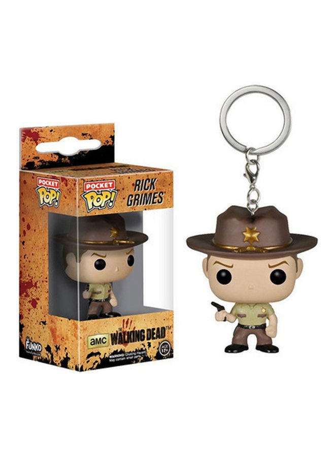 Funko - POP! The Walking Dead Daryl Pendant Figure Toy Keychain Beige/Brown/Green - Image 1