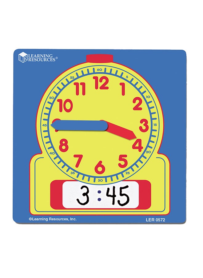 Learning Resources Write & Wipe Student Clocks (Set of 10, 11cm, Heavy-Duty Card, Ages 5+) - Image 1