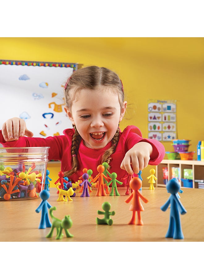 Learning Resources All About Me Family Counters (72-Piece Set, 6 Shapes/Colors, Ages 3+) - Image 4