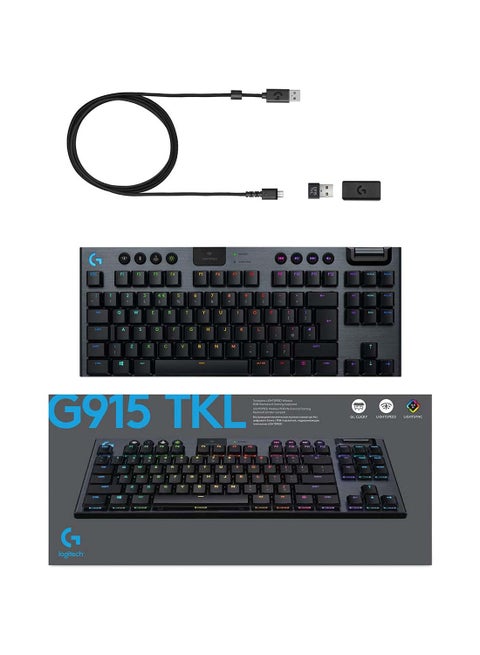 سماعة الألعاب G915 Tenkeyless 44978 باللون الأسود