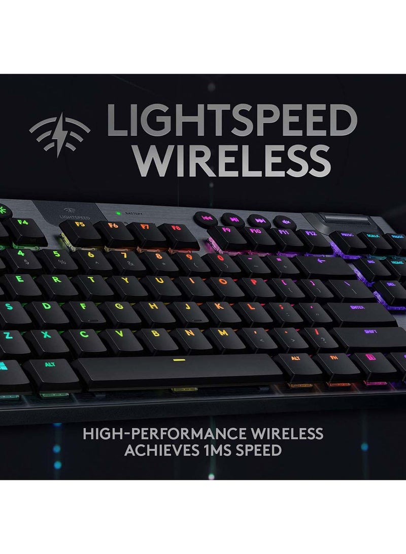 لوجيتيك - سماعة الألعاب G915 Tenkeyless 44978 باللون الأسود - Image 1