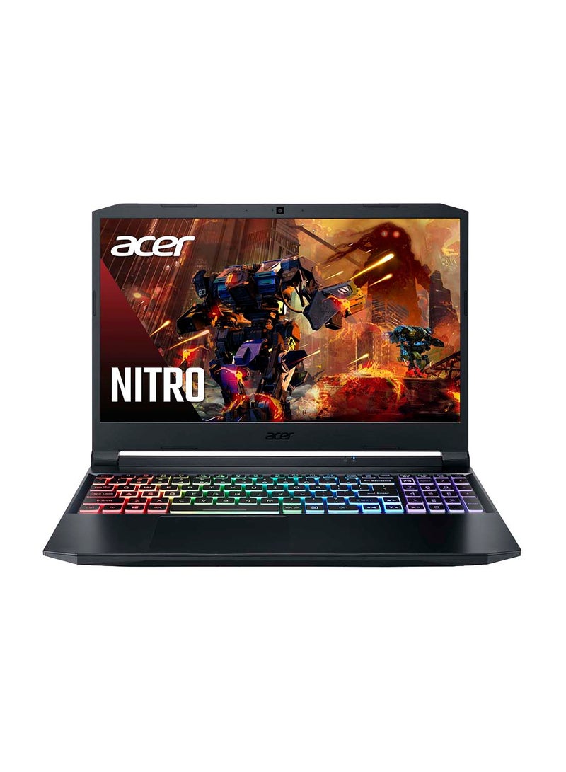 Acer Nitro 5 AN515 Gaming Notebook With 15.6-Inch FHD Display, Core i7-11800H Processor / 24GB RAM / 1TB SSD / 8GB NVIDIA GeForce RTX 3070 Graphics / Win 11 Home / Latest WiFi-6 / English/Arabic Shale Black  - Image 1
