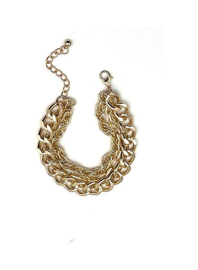 FLUFFY - Bold Lin Chain Ebracelet Metal Plated - Image 1