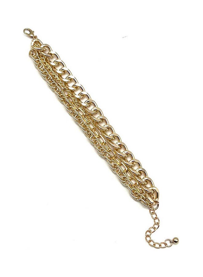 FLUFFY - Bold Lin Chain Ebracelet Metal Plated - Image 1