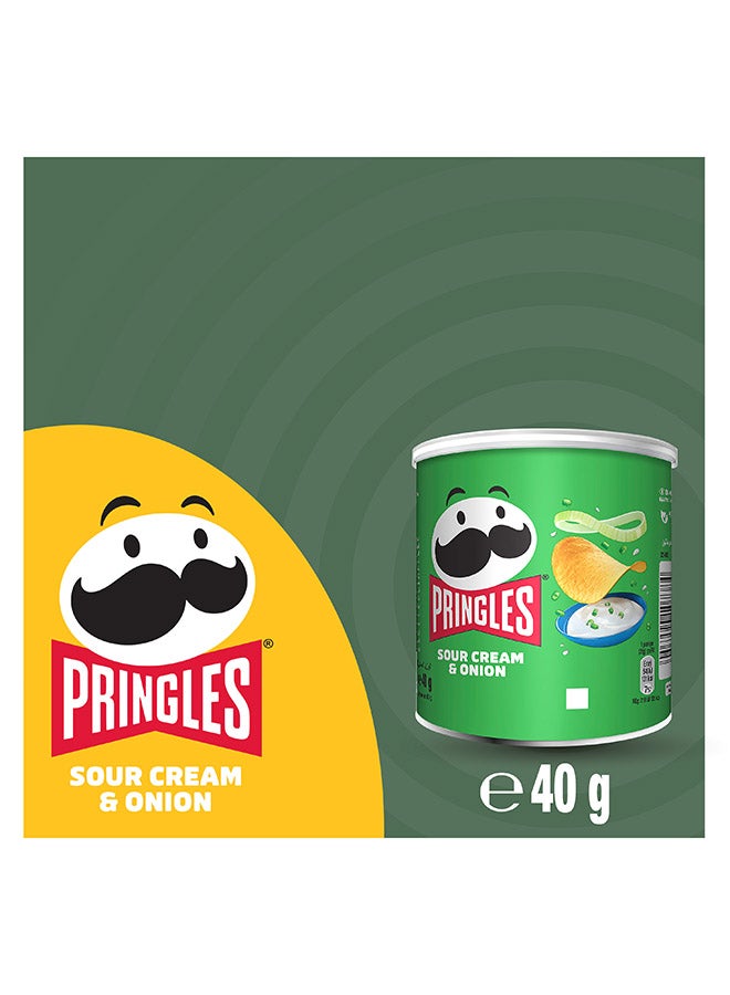 Sour Cream And Onion Chips 40grams