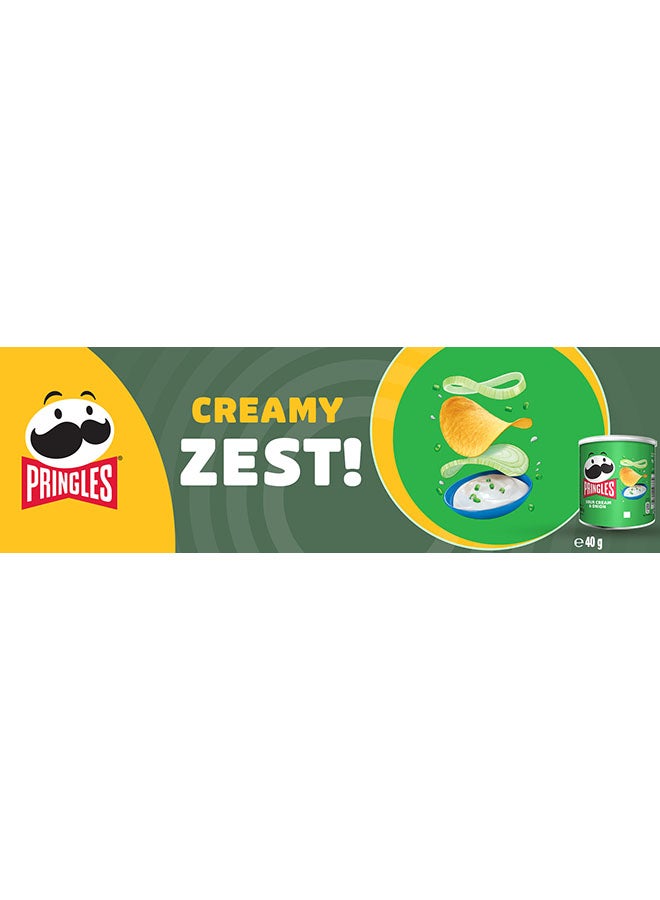 Sour Cream And Onion Chips 40grams