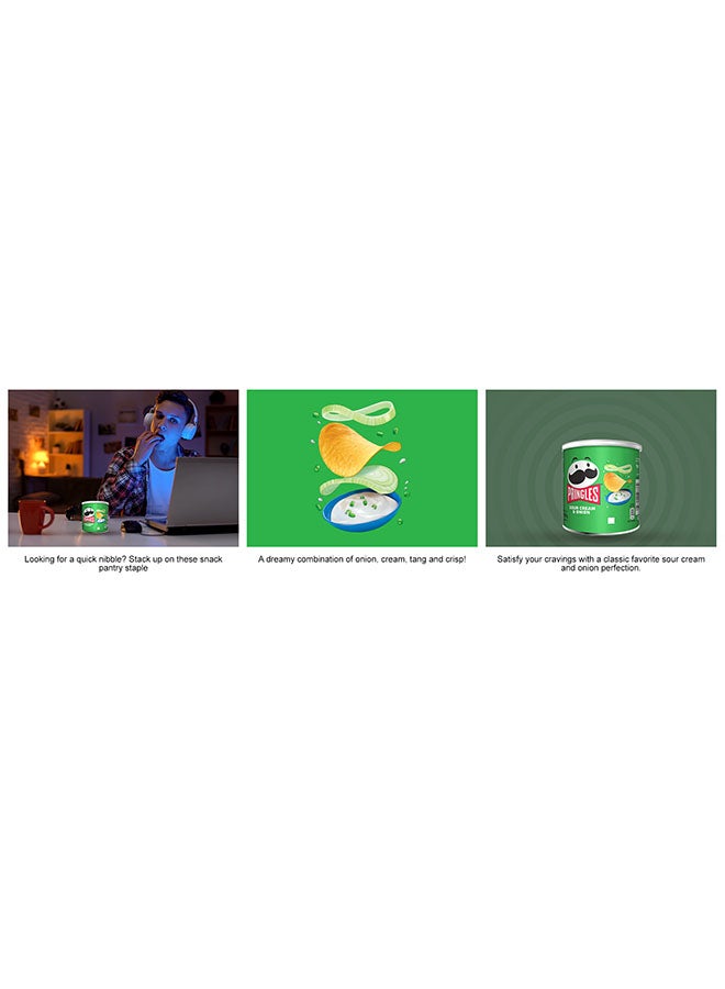Sour Cream And Onion Chips 40grams