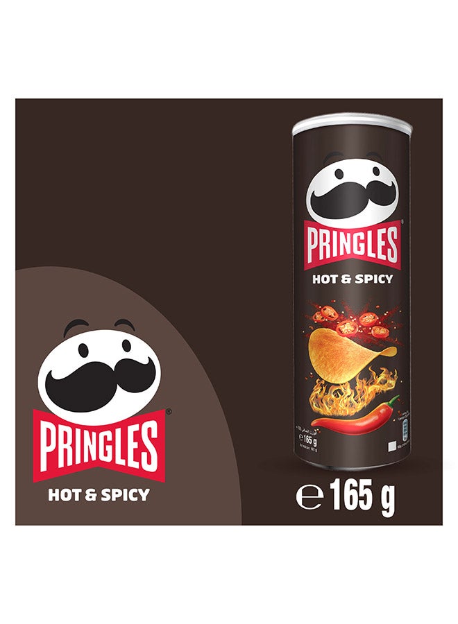 Pringles Hot And Spicy Flavored Chips 165grams - Image 2