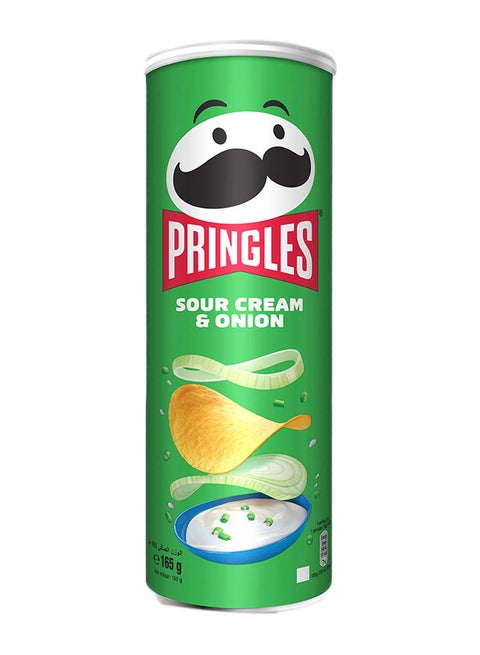 Sour Cream And Onion Flavored Chips 165grams