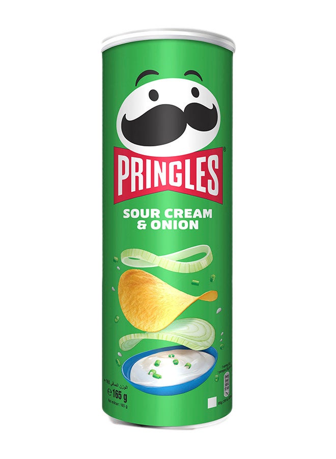 Sour Cream And Onion Flavored Chips 165grams
