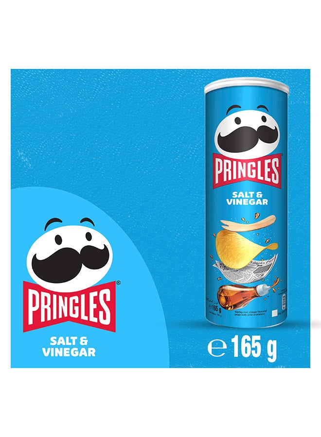 Pringles Salt And Vinegar Flavored Chips 165grams - Image 2