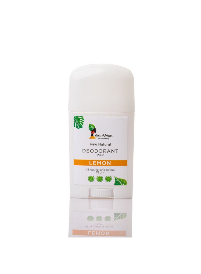 Raw African - Lemon Deodorant 75grams - Image 1