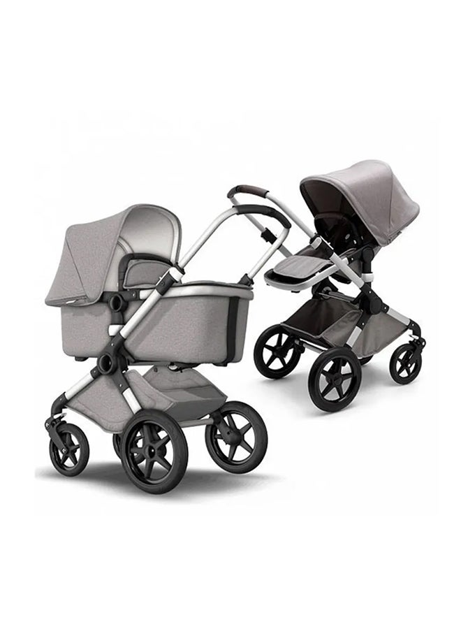 Bugaboo - Fox Style Stroller Set Complete, Mineral Light Grey - Image 1