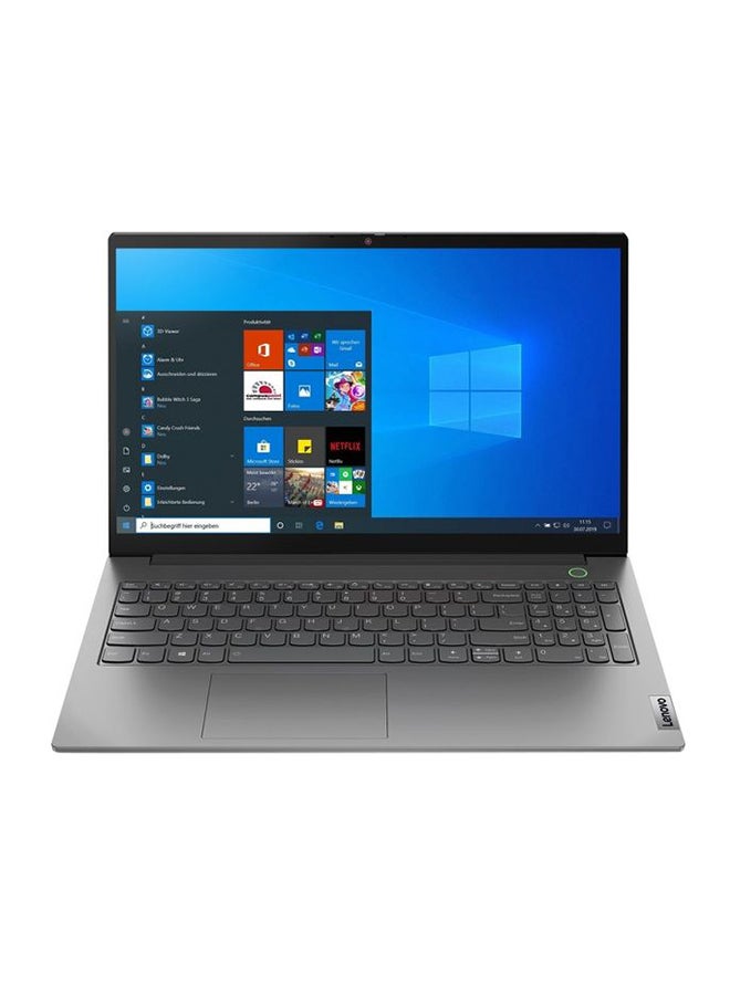 Lenovo - ThinkBook 15 G2 ITL (Upgraded Version) Laptop With 15.6 Inch FHD Display, Intel Core i5-1135G7 Processor/8GB RAM/512GB SSD/Intel Integrated Iris Xe Graphics/Windows 10 Pro English/Arabic Mineral Grey - Image 1