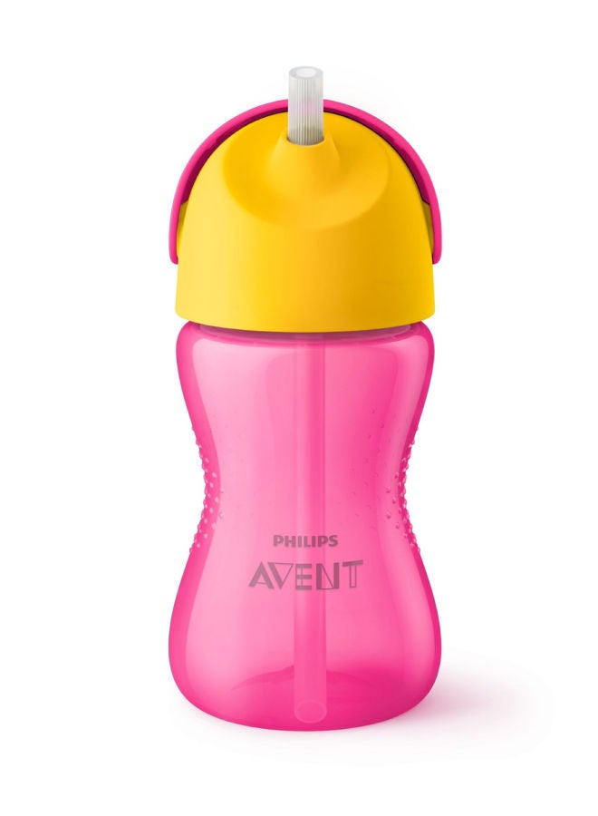 PHILIPS AVENT Sippy Straw Cup, 300ml - Pink/Yellow  - Image 5