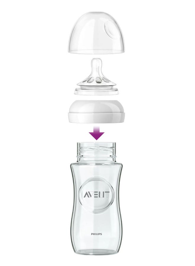 Philips Avent Natural Glass Feeding Bottle 240ml - Image 5