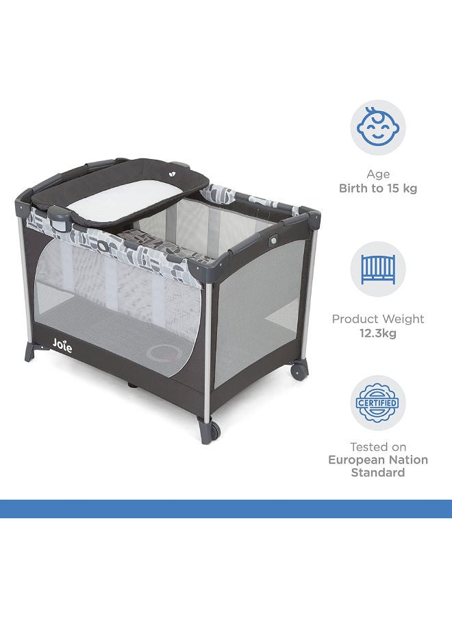 joie - Logan Portable Changing Travel Cot - Image 1