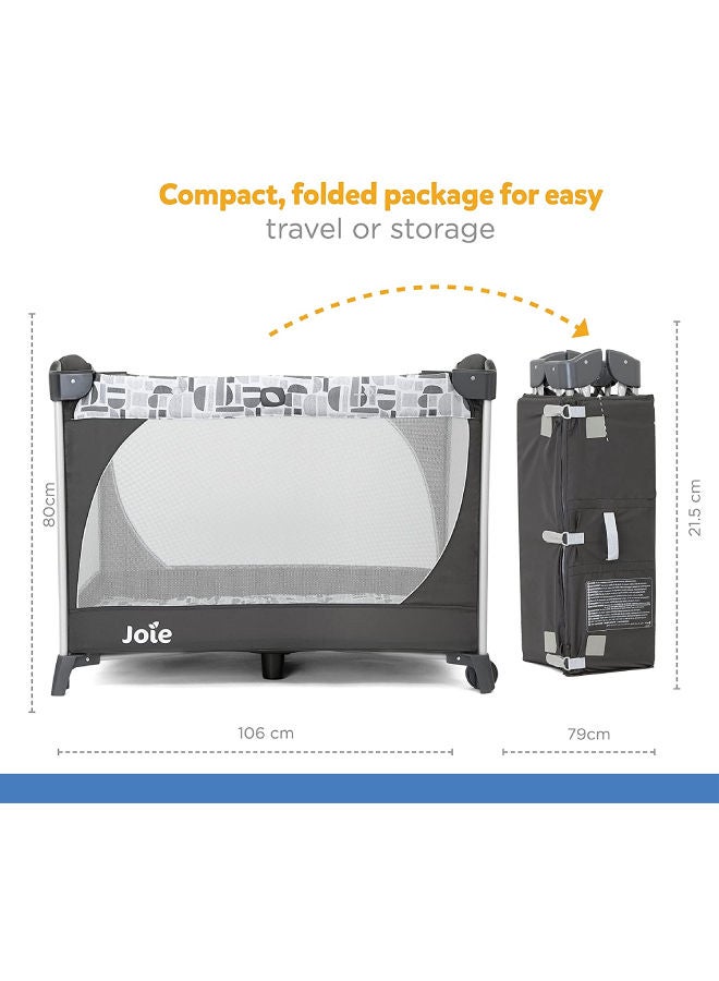 joie - Logan Portable Changing Travel Cot - Image 1