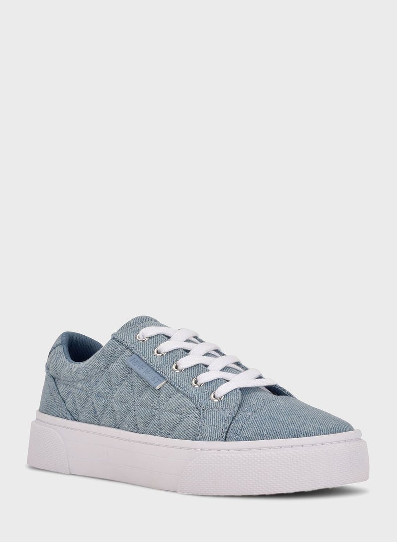 NINE WEST Casual Low Top Sneakers Blue  - Image 2