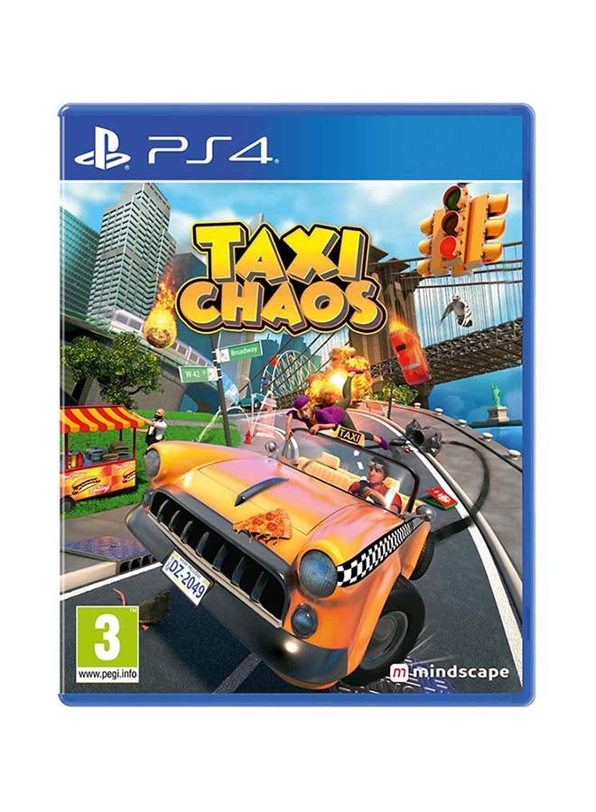 كوتش ميديا لعبة "Taxi Chaos" (لجهاز الألعاب بلايستيشن 4) - سباق - بلاي ستيشن 4 (PS4) - Image 1