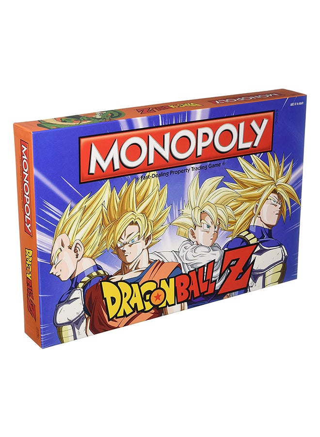 مونوبولي - لعبة Dragon Ball Z Recruit Legendary Warriors، Goku، Vegeta وGohan Anime Series Hasbro Board Game للبالغين والمراهقين، لعبة منزلية داخلية من 2 إلى 6 لاعبين - Image 1