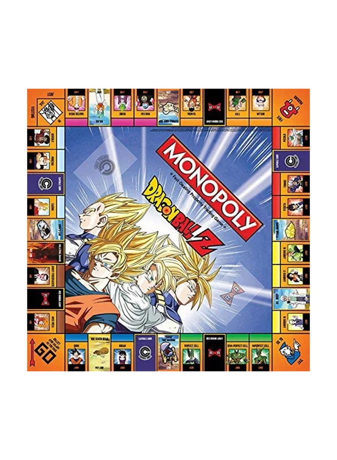 مونوبولي Dragon Ball Z Recruit Legendary Warriors, Goku, Vegeta And Gohan Anime Series Hasbro Board Game For Adults And Teens Indoor Home Game 2 To 6 Players
