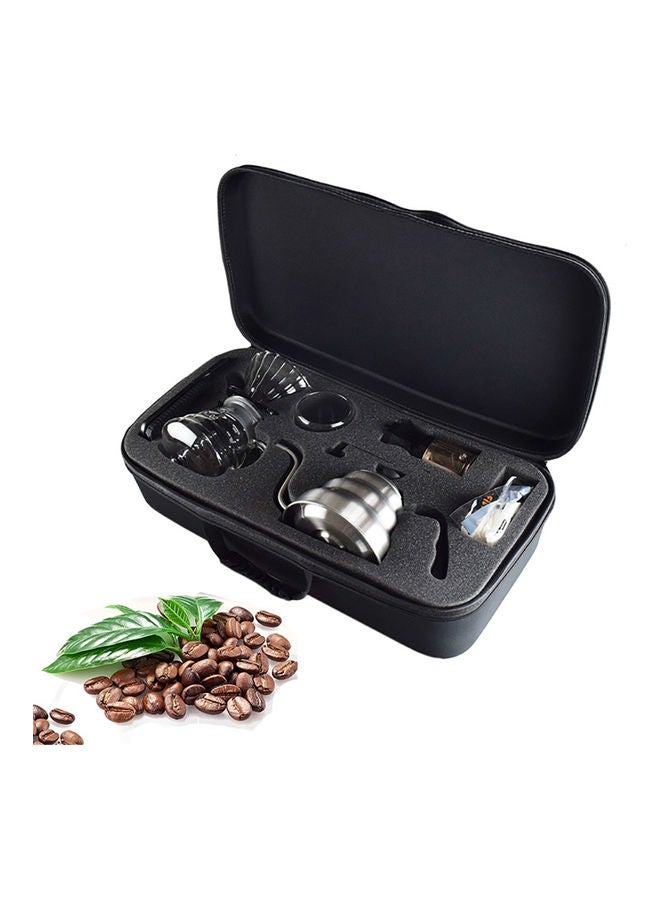 YelaJoy Portable Pour Over Drip Coffee Maker Set With Travel Case Black 43x29x12.5cm  - Image 1