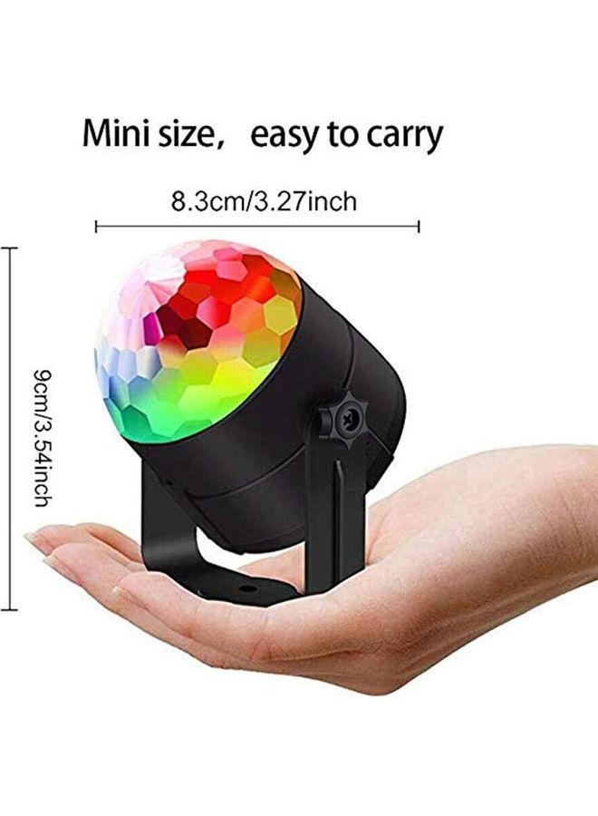 Sound Activated Stage Strobe Light Multicolour 9x8.3cm