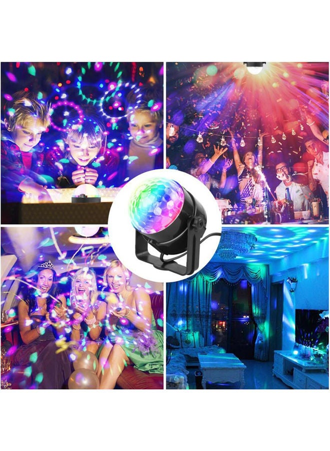 Sound Activated Stage Strobe Light Multicolour 9x8.3cm