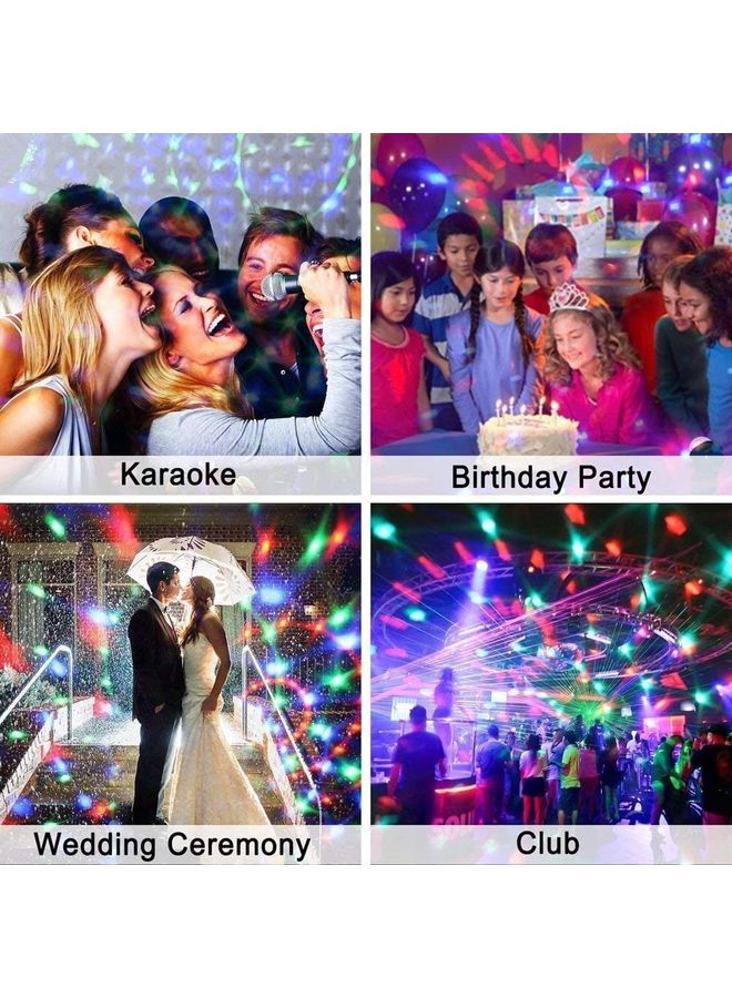 Sound Activated Stage Strobe Light Multicolour 9x8.3cm