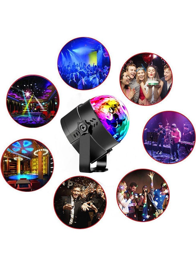 Arabest Sound Activated Stage Strobe Light Multicolour 9x8.3cm - Image 1