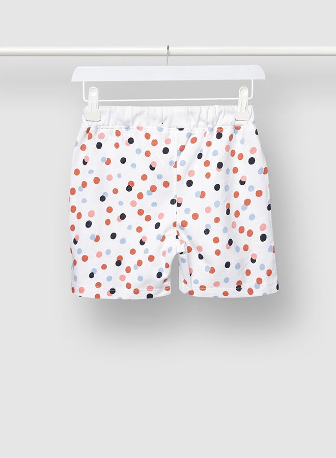 Aila Casual Girls Printed Cotton Shorts Multicolour - Image 2