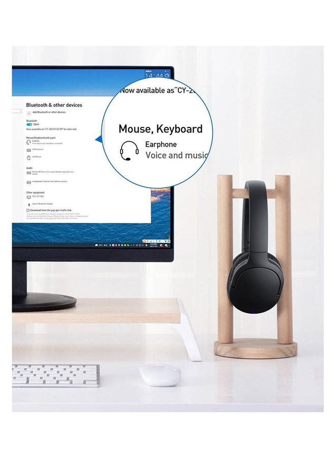 Baseus - ZJBA000001 Mini USB Bluetooth V5.0 Wireless Adapter Black - Image 1
