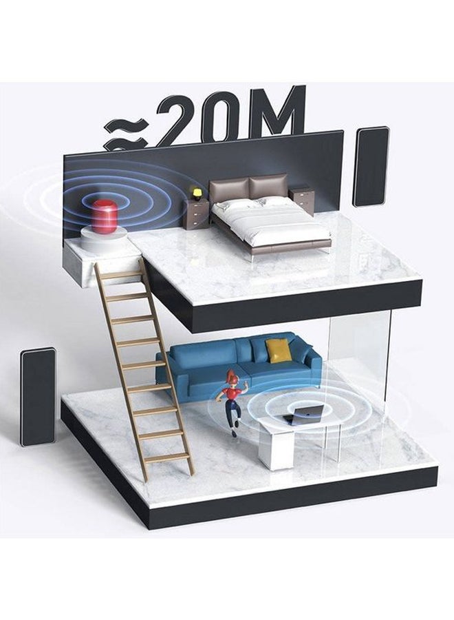 Baseus - ZJBA000001 Mini USB Bluetooth V5.0 Wireless Adapter Black - Image 1