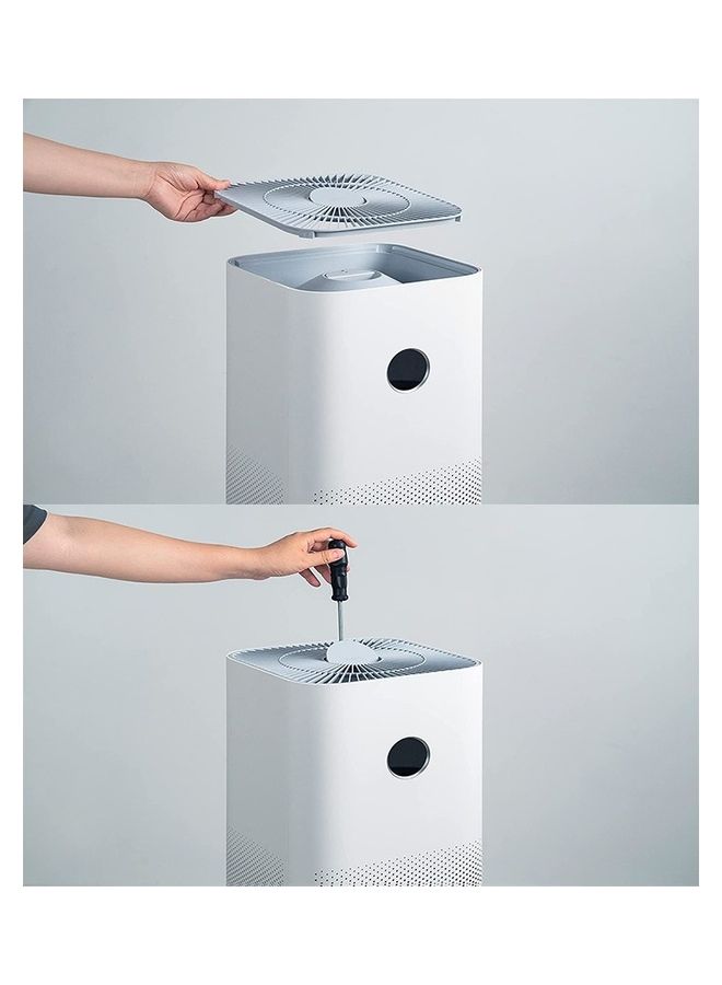 Xiaomi - Mi Smart Air Purifier 4 Pro APP/Voice Control Alexa Supported Smart Air Cleaner 500 m3/h PM CADR OLED Touch Screen Display Suitable for Large Room AC-M15- SC White - Image 1