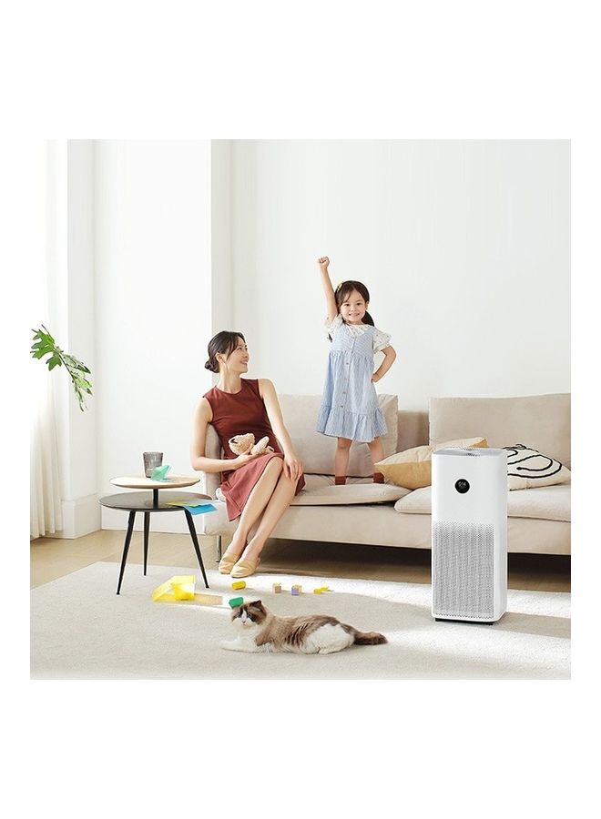 Xiaomi - Mi Smart Air Purifier 4 Pro APP/Voice Control Alexa Supported Smart Air Cleaner 500 m3/h PM CADR OLED Touch Screen Display Suitable for Large Room AC-M15- SC White - Image 1