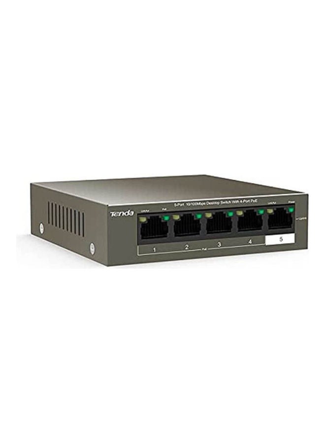 Tenda - Desktop Switch 5 Ports Grey - Image 1