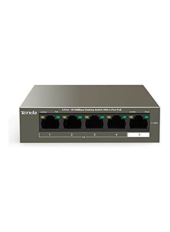 Tenda - Desktop Switch 5 Ports Grey - Image 1