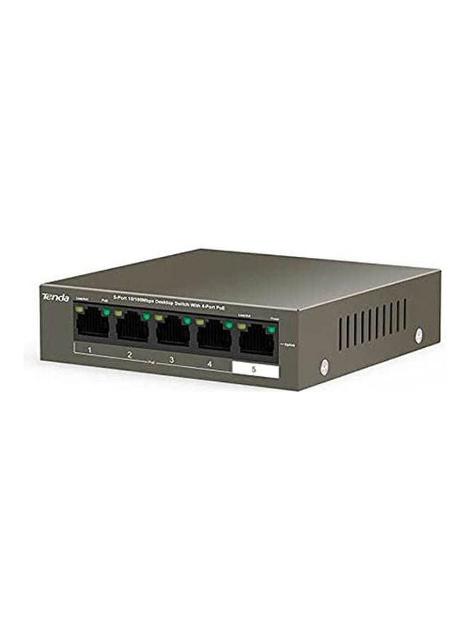 Tenda - Desktop Switch 5 Ports Grey - Image 1