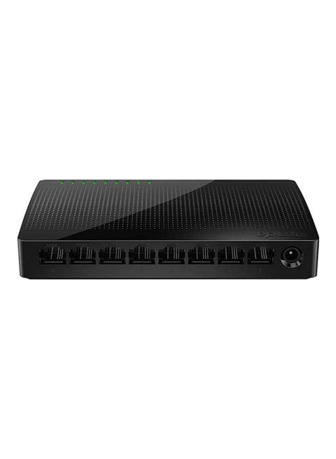 8 Port Gigabit Ethernet Network Switch Splitter Black