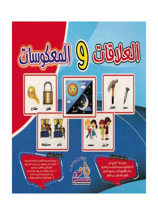 Relations and Opposites Educational Cards 12cm  - Image 2