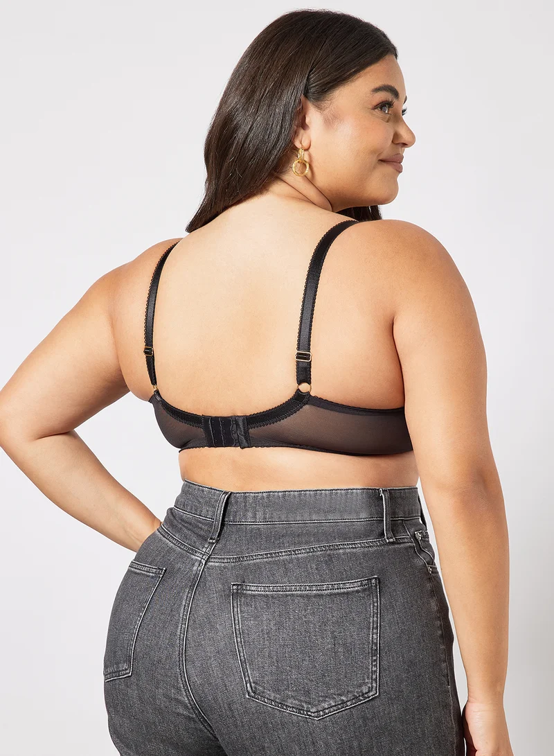 Amante - Ultimo Plus Size Ultimo Non-Padded Wired Bra Black