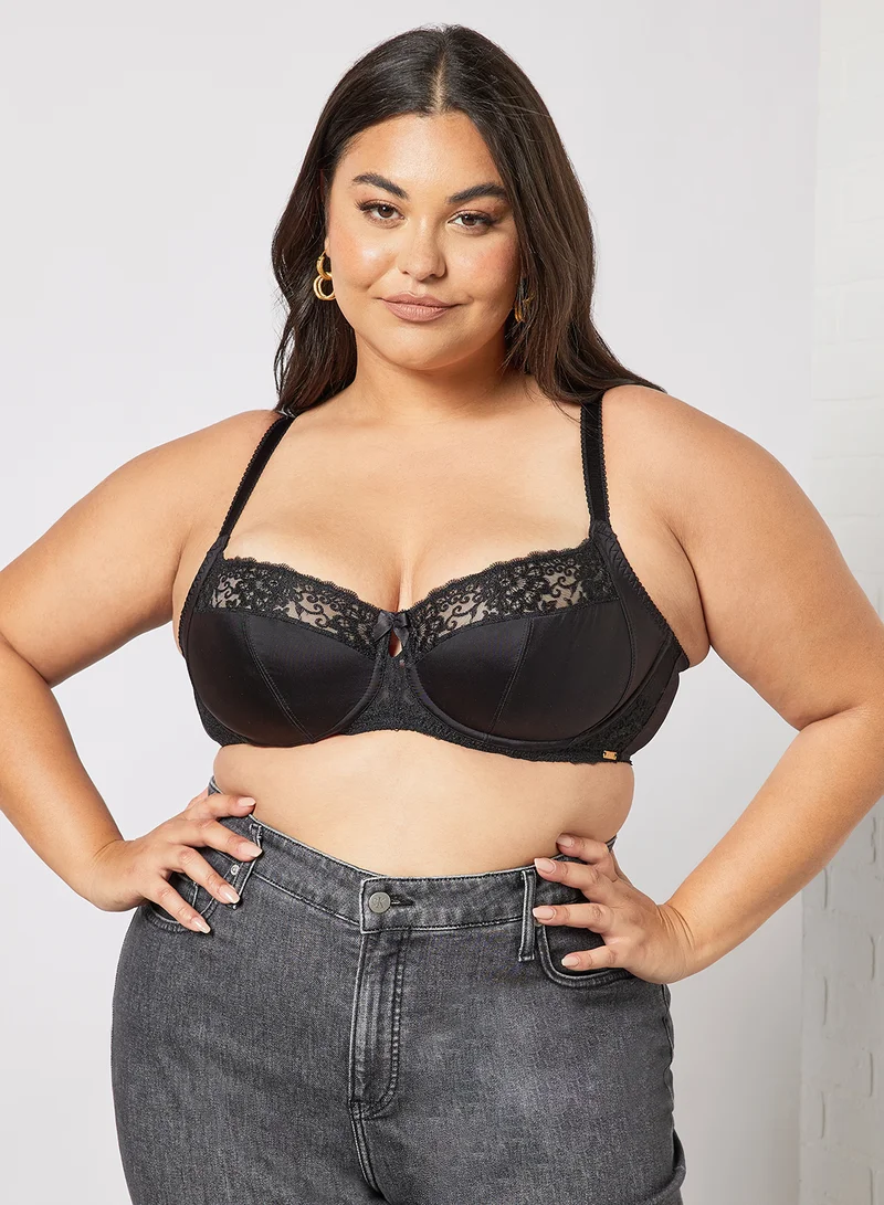 Amante - Ultimo Plus Size Ultimo Non-Padded Wired Bra Black